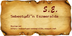 Sebestyén Eszmeralda névjegykártya